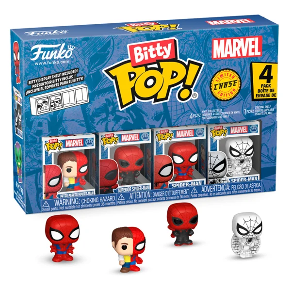 Funko Bitty Pop 4 Pack Marvel Peter Parker