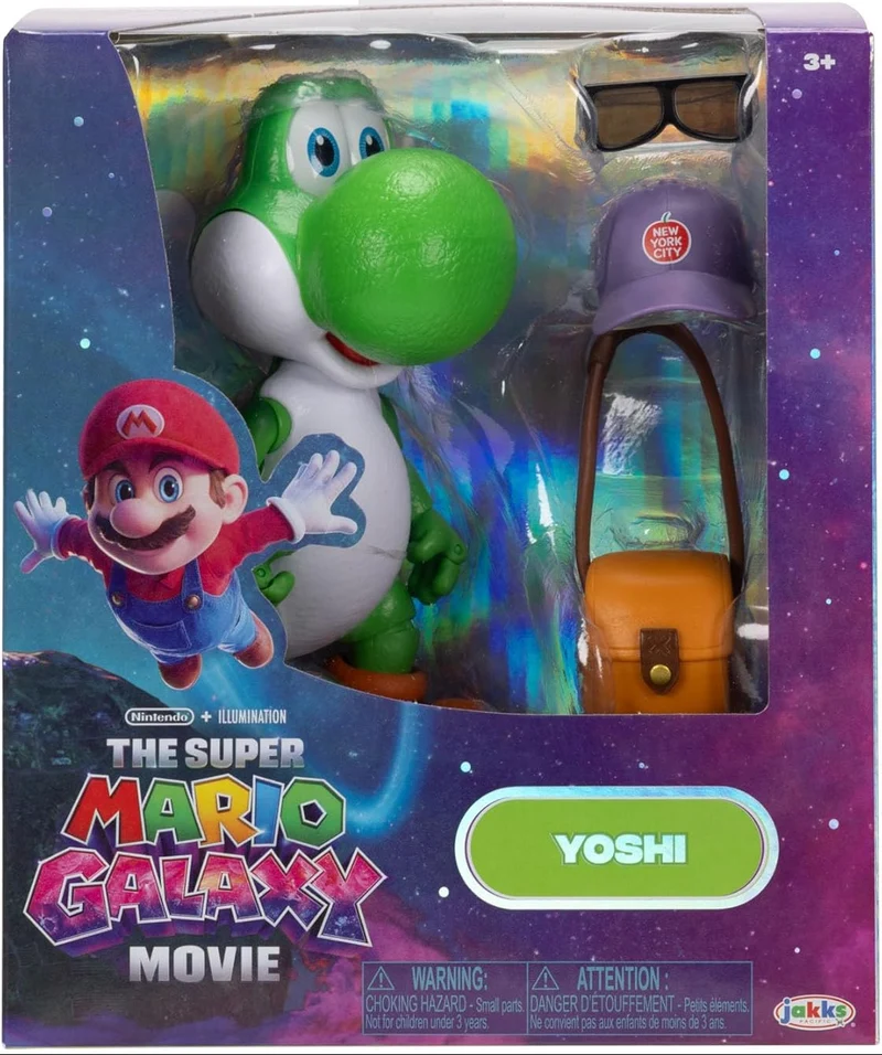 Yoshi Super Mario Galaxy Movie Action Figure 13 cm