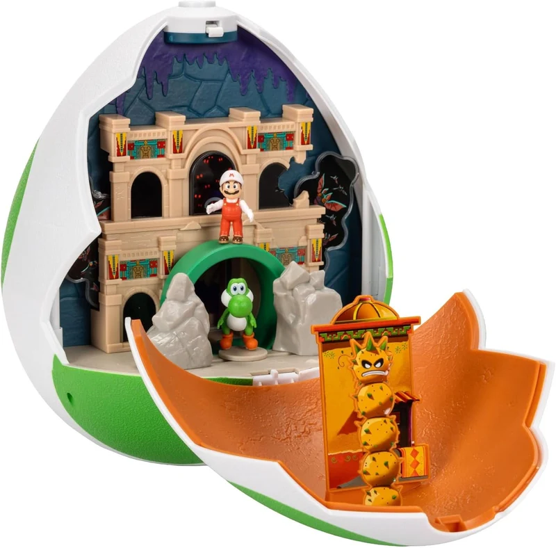 Uovo di Yoshi Super Mario Galaxy Movie 23 cm Playset