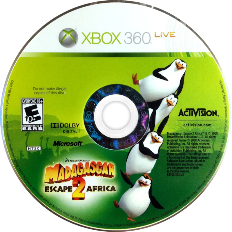 Madagascar Escape 2 Africa - (Game Only) (Xbox 360)