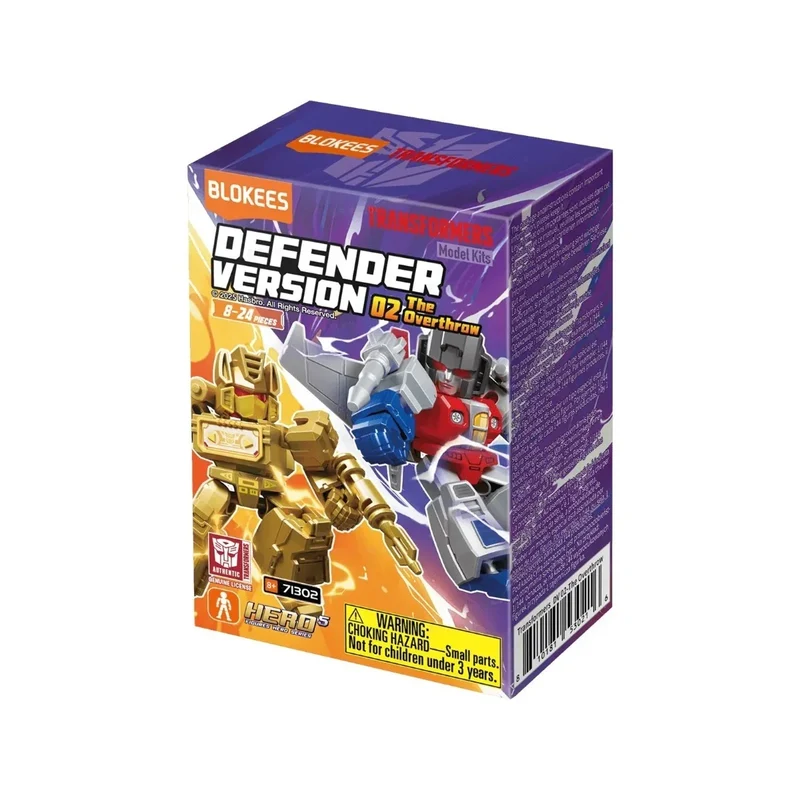 Blokees: Transformers Blind Box - Defender Version 02 The Overthrow
