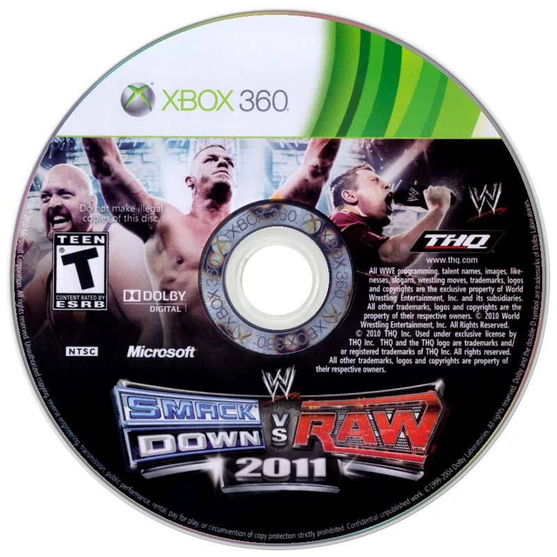 WWE Smackdown vs. Raw 2011 - (Game Only) (Xbox 360)