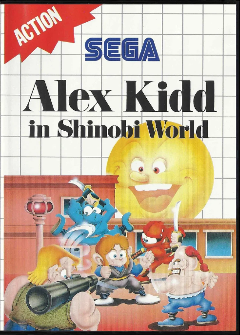 Alex Kidd in Shinobi World - Sega Master System