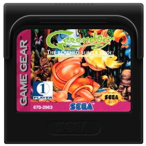 Greendog the Beached Surfer Dude - Sega Game Gear
