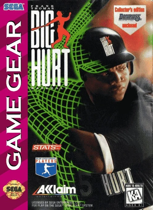 Frank Thomas Big Hurt Baseball - Sega Game Gear