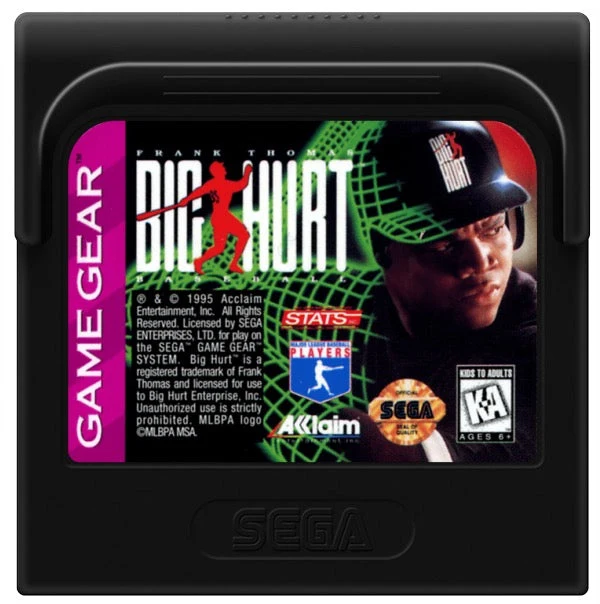 Frank Thomas Big Hurt Baseball - Sega Game Gear
