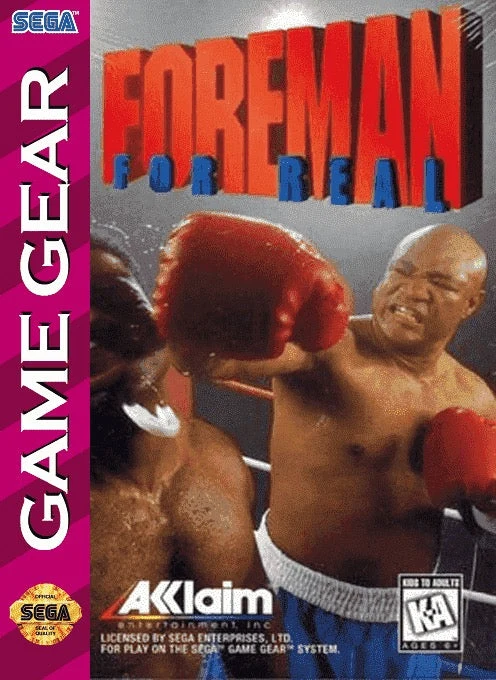 Foreman for Real - Sega Game Gear