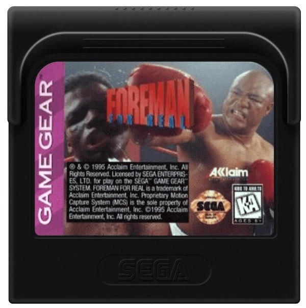 Foreman for Real - Sega Game Gear