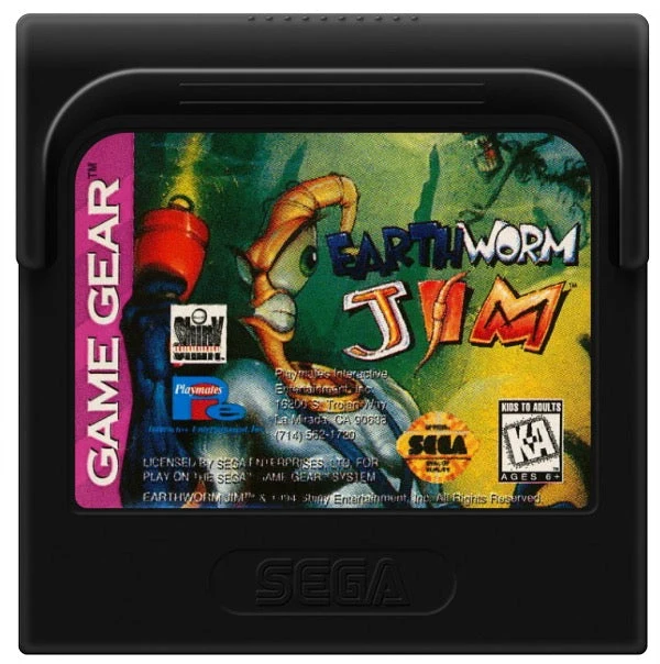 Earthworm Jim - Sega Game Gear