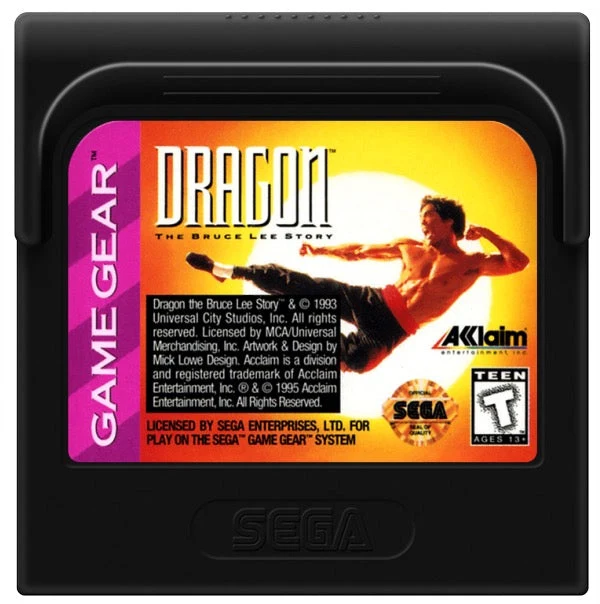 Dragon The Bruce Lee Story - Sega Game Gear