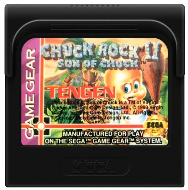 Chuck Rock II Son of Chuck - Sega Game Gear