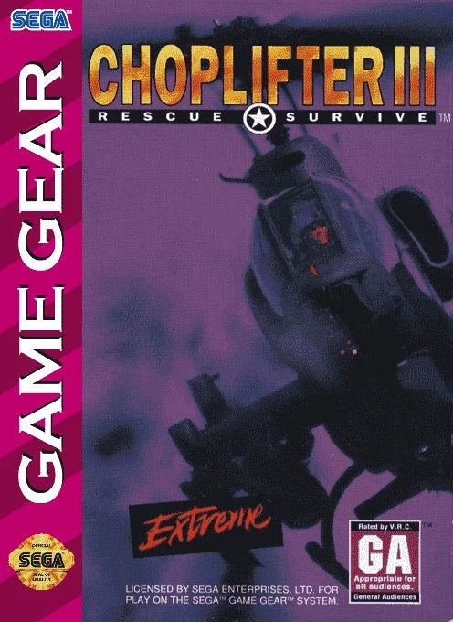 Choplifter III - Sega Game Gear