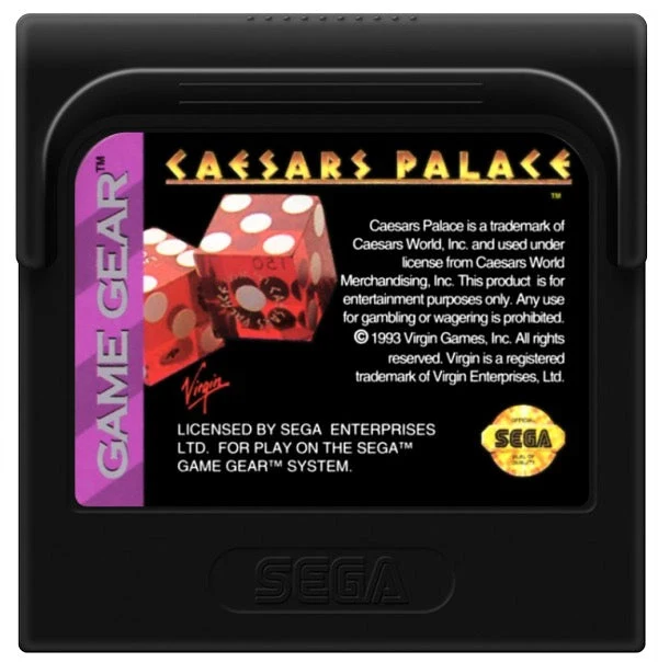 Caesar's Palace - Sega Game Gear