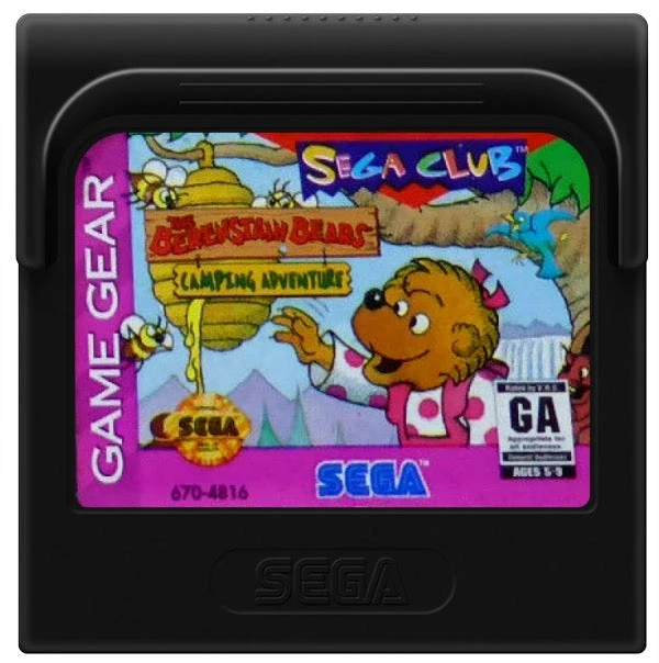 Berenstain Bears Camping Adventures - Sega Game Gear