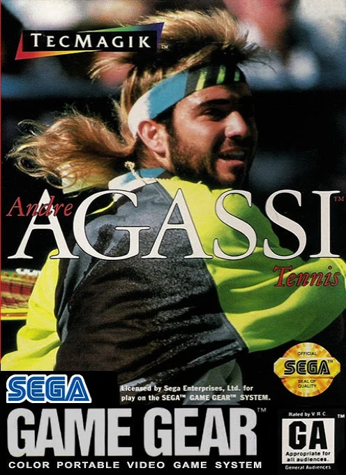Andre Agassi Tennis - Sega Game Gear