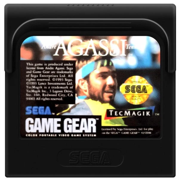Andre Agassi Tennis - Sega Game Gear