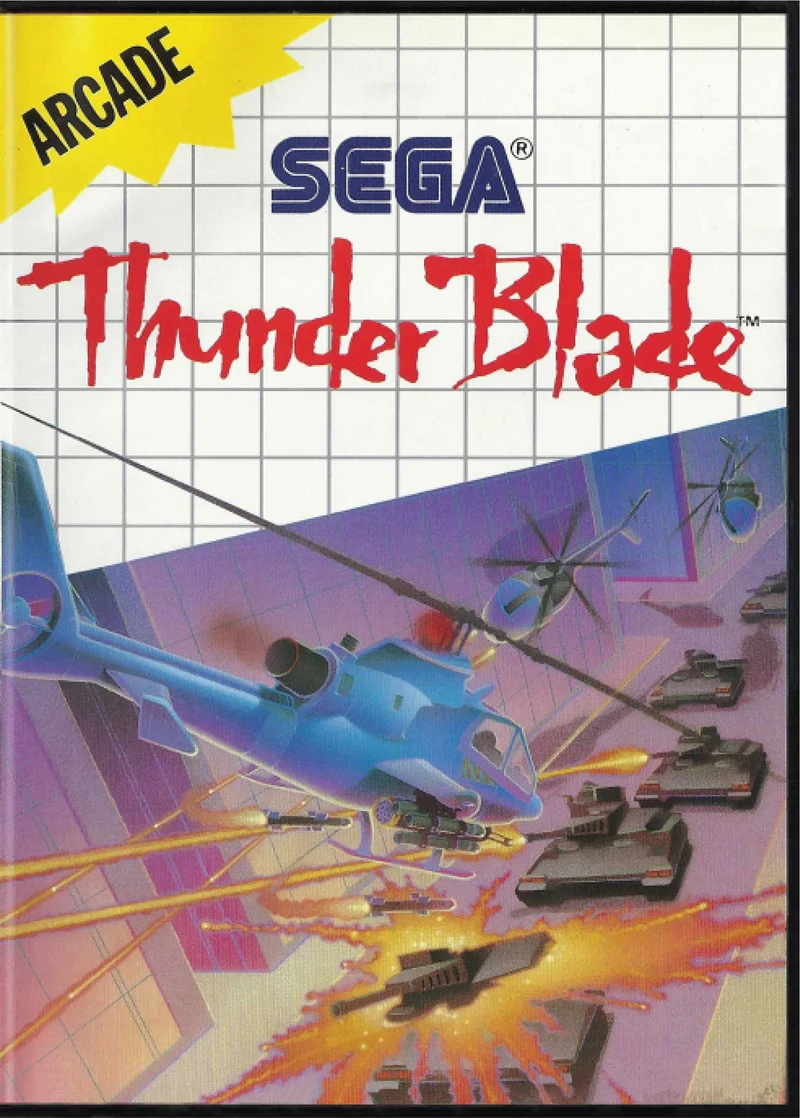 Thunder Blade - Sega Master System