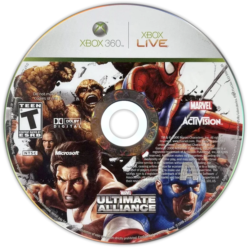 Marvel Ultimate Alliance - (Game Only) (Xbox 360)