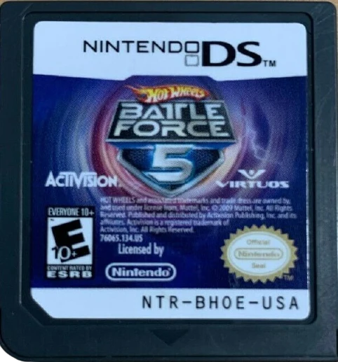 Hot Wheels: Battle Force 5 - (Game Only) (Nintendo DS)