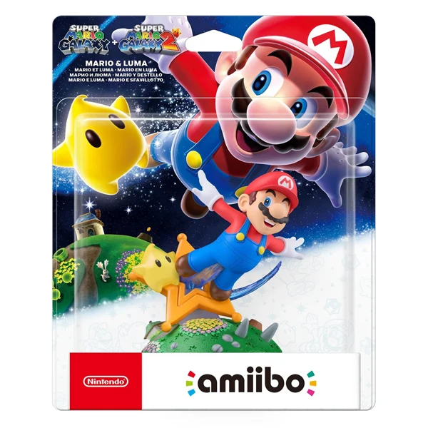 Amiibo Super Mario Galaxy Mario e Luma