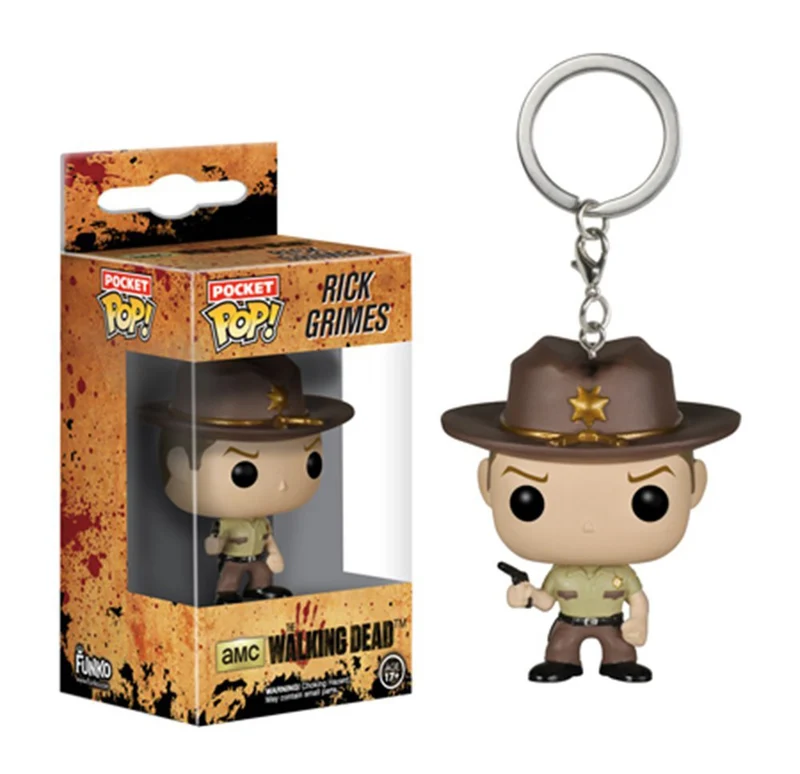 Portachiavi Funko Pocket The Walking Dead Rick Grimes