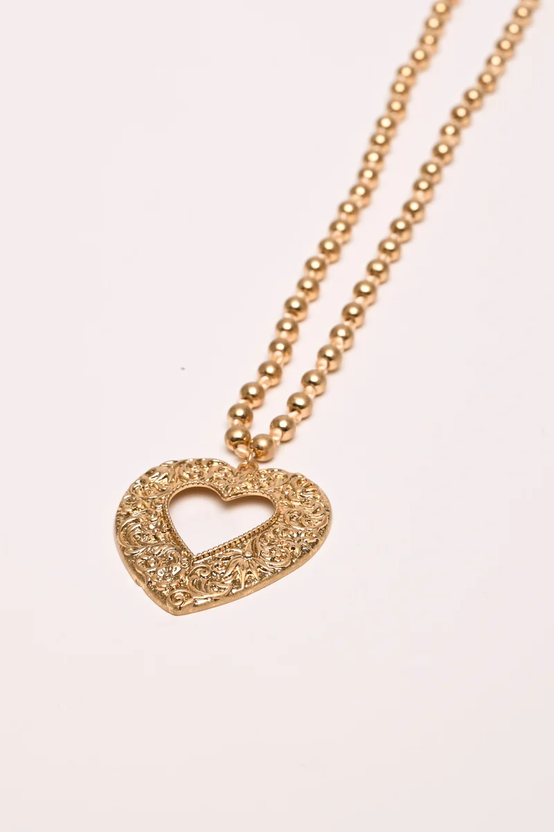 Collana con pendente a cuore