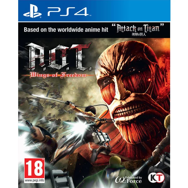 AOT Attack on Titan Wings of Freedom PS4 - Usato