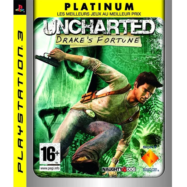 Uncharted Drake's Fortune PS3 Platinum - Usato