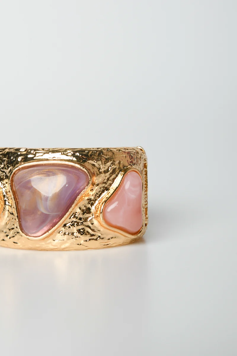 Bracciale rigido con pietre