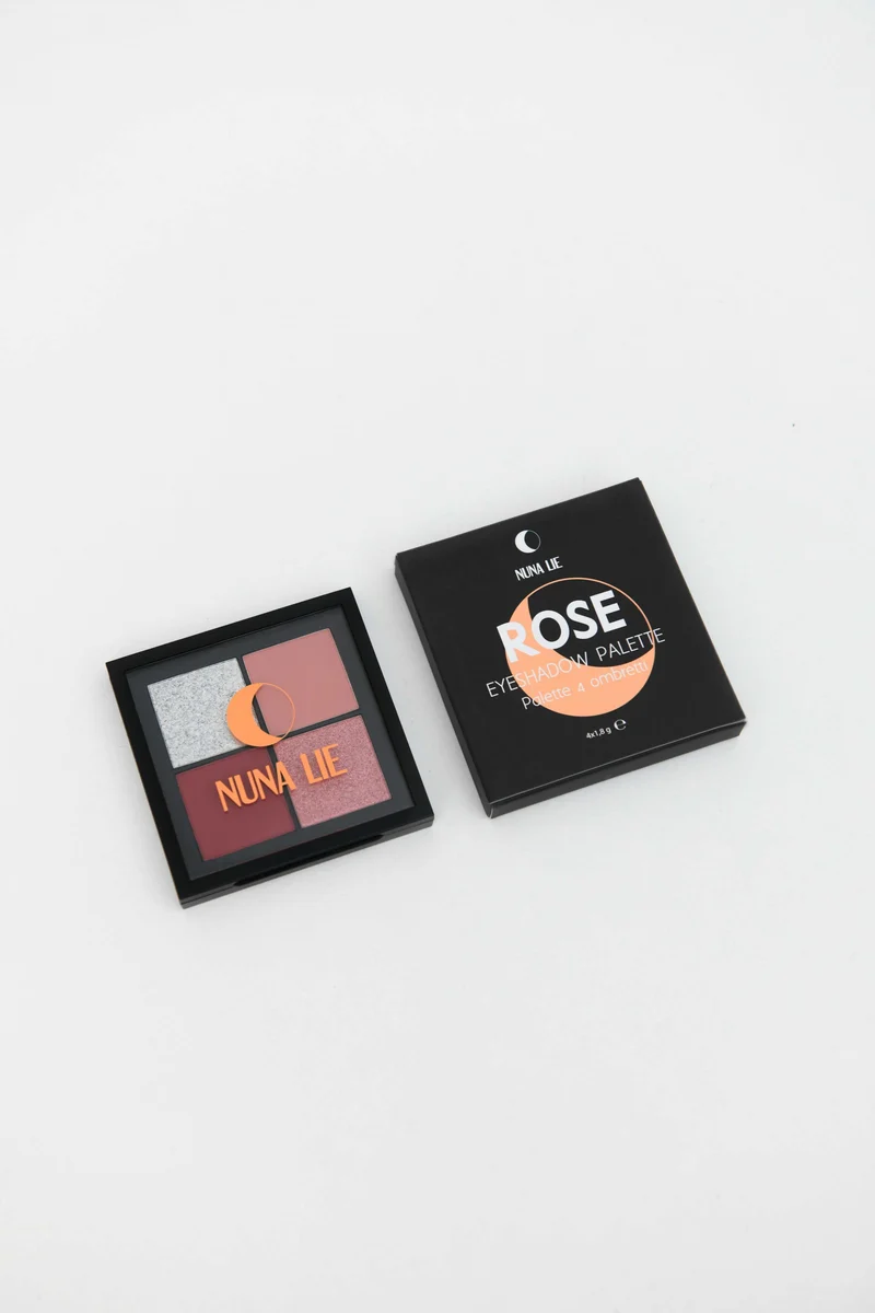 Ombretti in palette 4 colori - rose