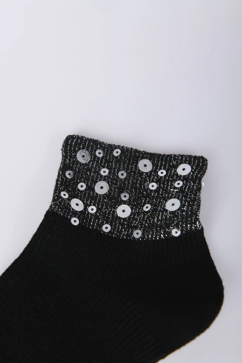 Set di due paia di calzini con paillettes
