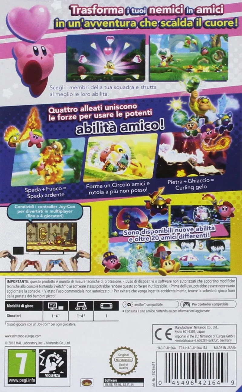 KIRBY STAR ALLIES NINTENDO SWITCH (versione italiana)