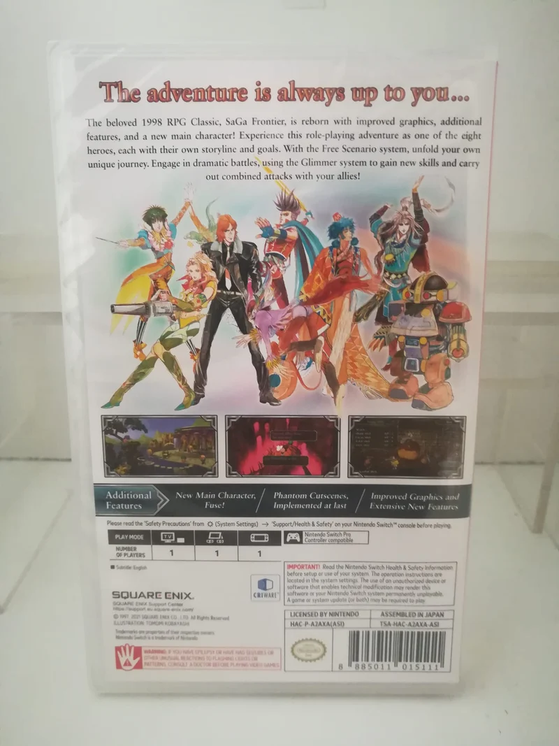 SaGa Frontier Remastered - Nintendo Switch Edizione Giapponese
