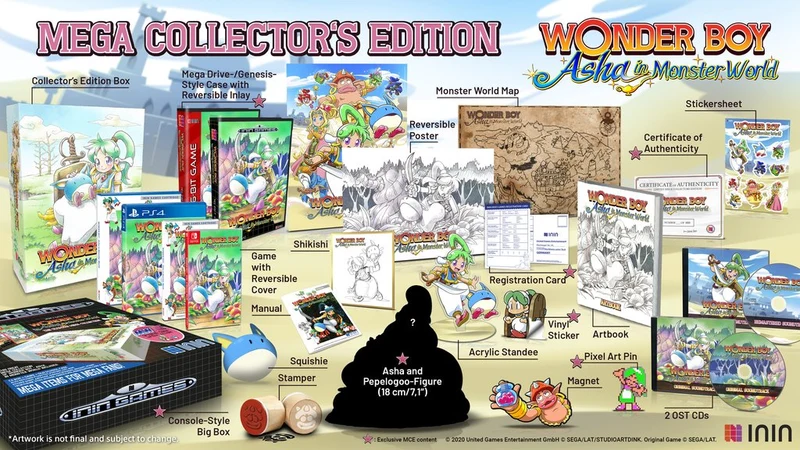 Wonder Boy : Asha In Monster World Mega Collector's Edition - Nintendo Switch Edizione Europea