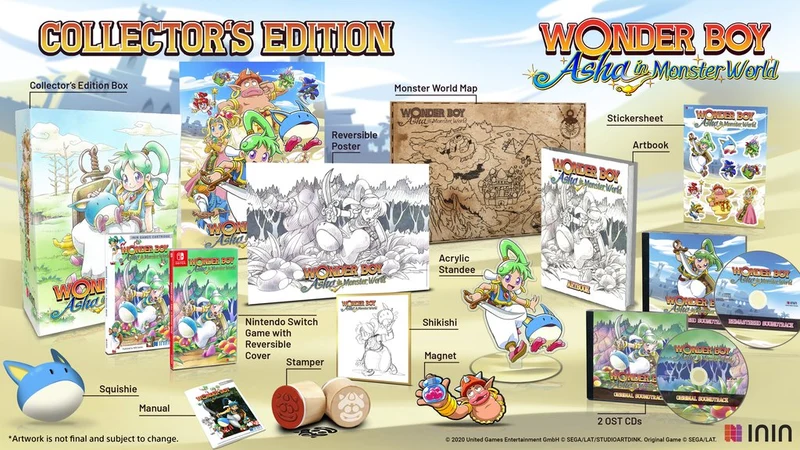 Wonder Boy : Asha In Monster World Collector's Edition - Nintendo Switch Edizione Europea