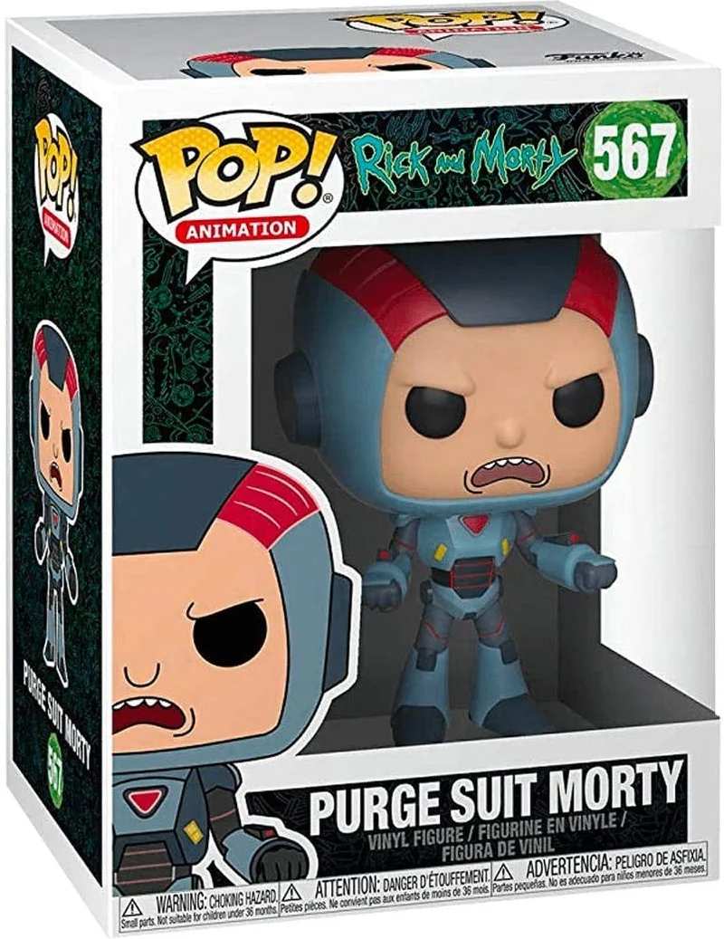 POP! FUNKO -R&M- PURGE SUIT MORTY -567-