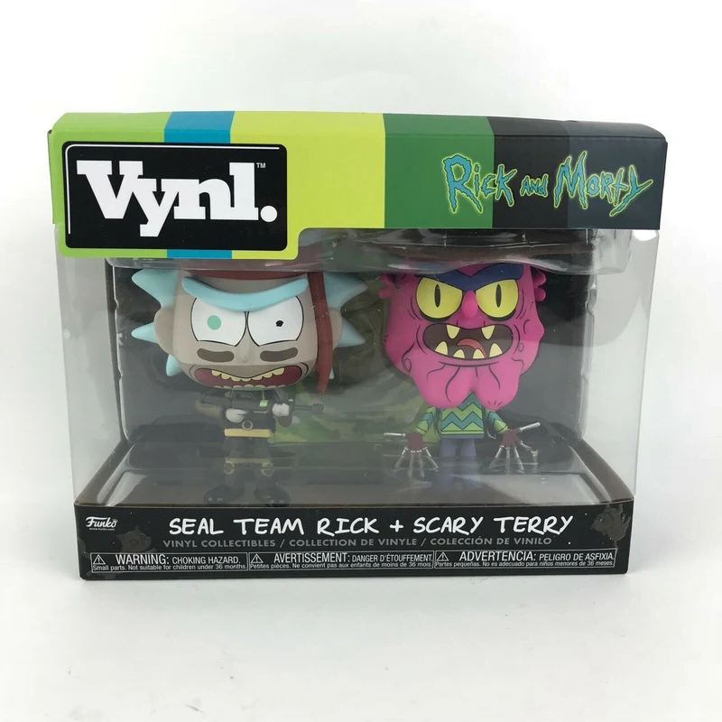 Funko Vinyl Rick & Morty 4" 2-Pack 1 Seal Team- Rick + Scary Terry