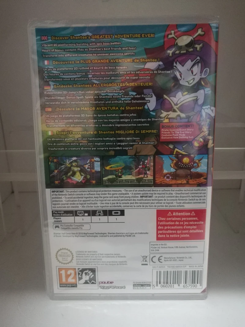 Shantae: Half-Genie Hero - Ultimate Edition - Nintendo Switch Edizione Europea
