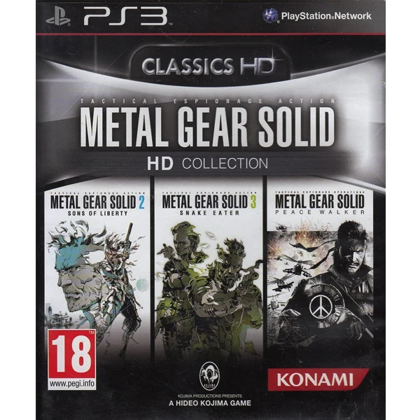 Metal Gear Solid HD Collection PS3 - Usato