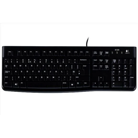 Logitech K120 keyboard, UK keyboard layout