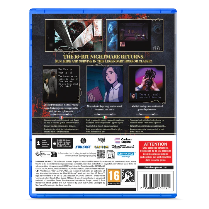 Clock Tower: Rewind Playstation 5 Edizione Europea