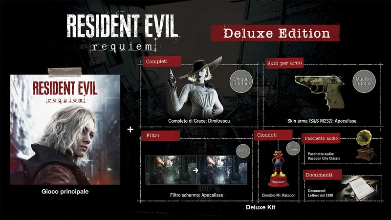 Resident Evil Requiem Steelbook Deluxe Edition - Xbox Serie X Edizione Europea [Pre-Ordine]
