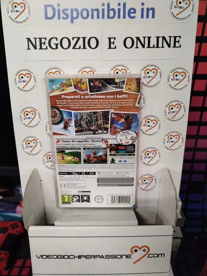 Super Mario Odyssey Nintendo switch (usato garantito)(versione italiana)