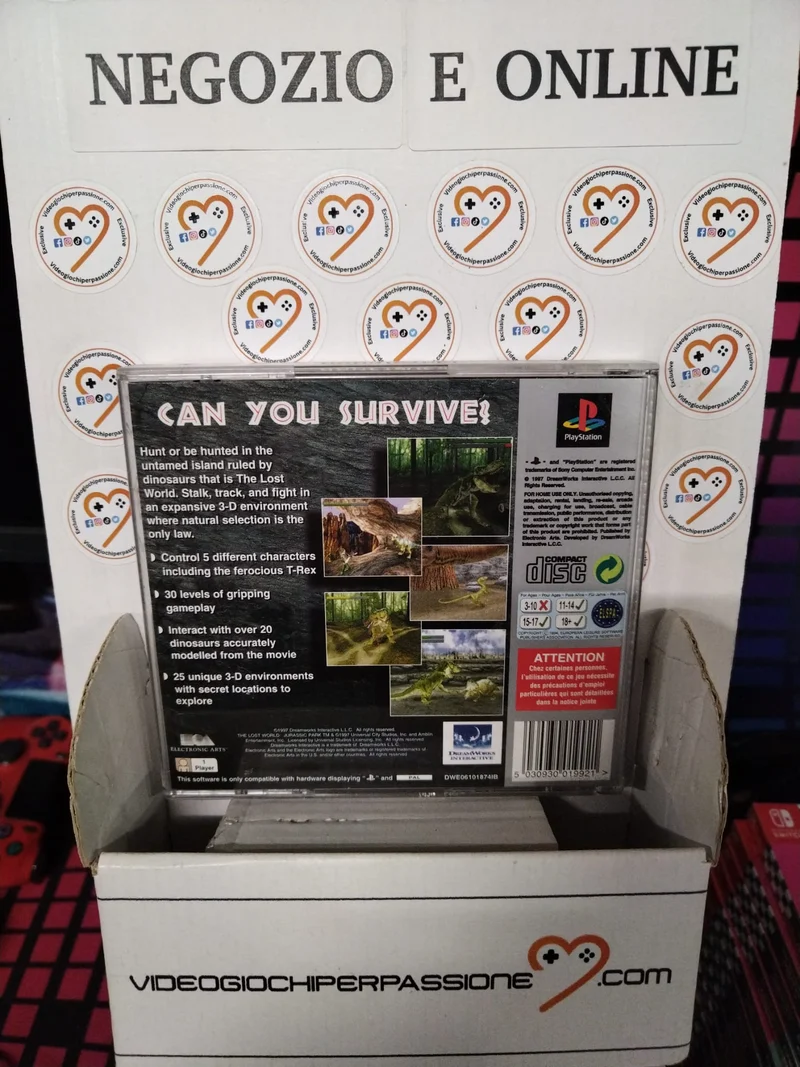 The Lost World Jurassic Park - PS1 (usato garantito)
