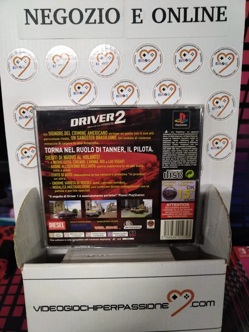 Driver 2: Back on the Streets PS1 (usato garantito)(versione italiana)