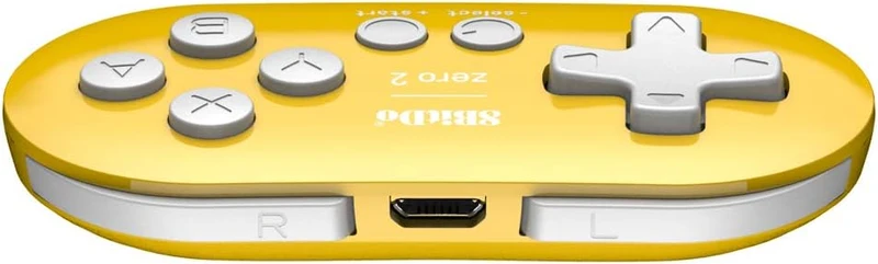 8Bitdo Zero2 - Yellow Edition -switch, windows, macos, android