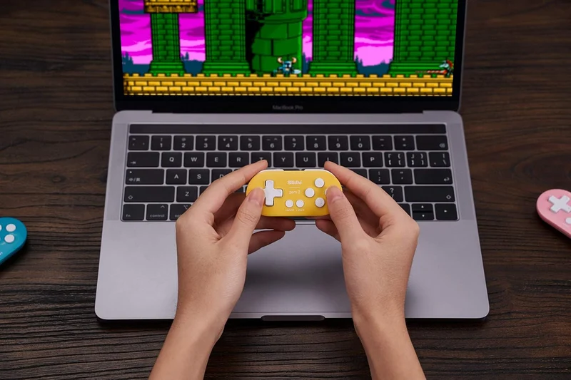 8Bitdo Zero2 - Yellow Edition -switch, windows, macos, android