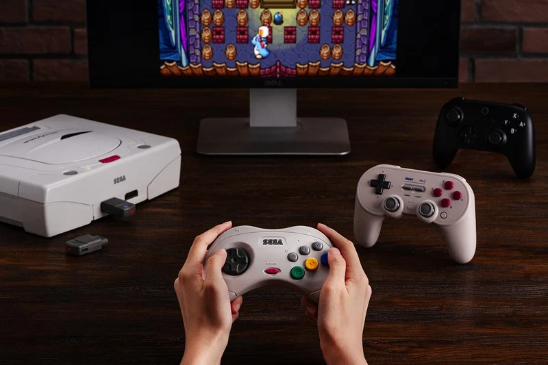 8BitDo Bluetooth Retro Receiver for Saturn