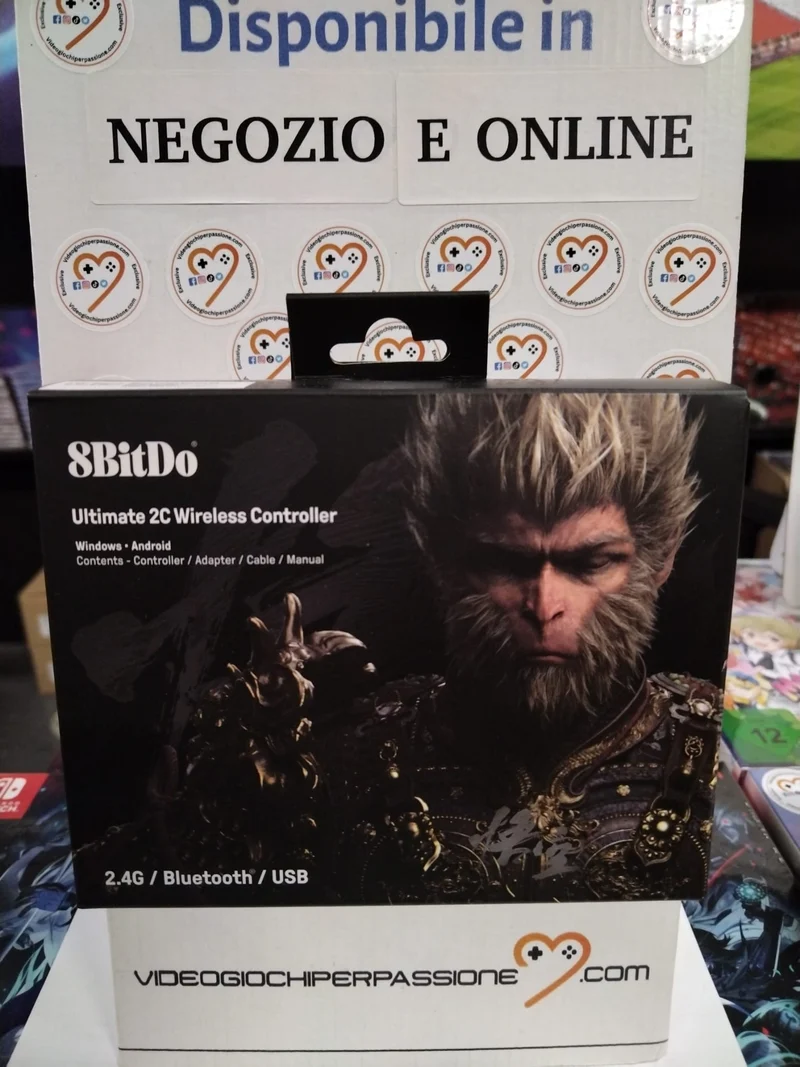 8Bitdo Ultimate 2C Wireless Controller ufficiale Black Myth: Wukong