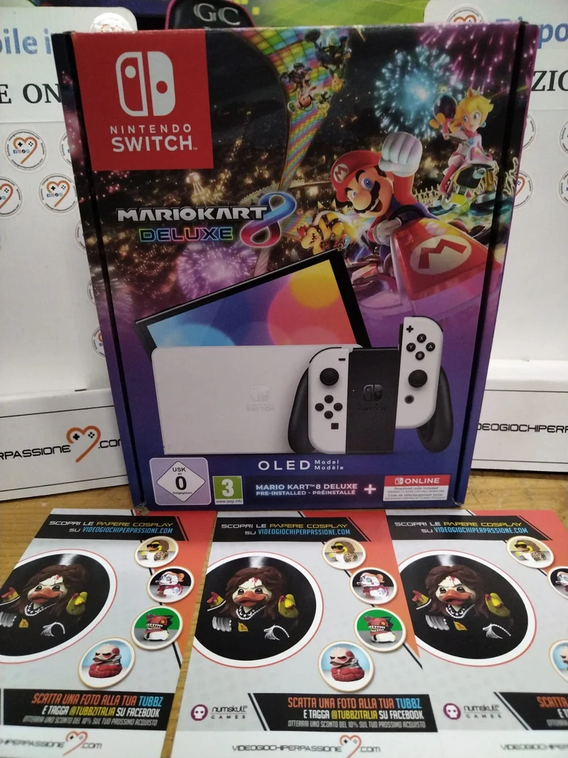 Console Nintendo Switch OLED (bianco)(usato garantito)